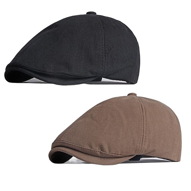 Shoes & Bags Fashion Accessories | 1 pcs Mens Sports & Outdoors Casual Simple Style Beret Hat Sports & Outdoor Daily - RE64130