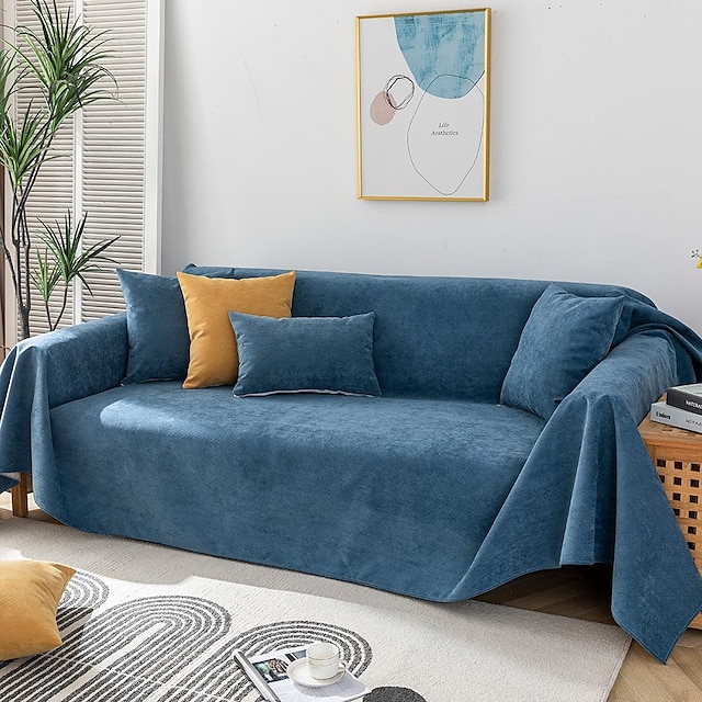 Waterproof Couch Covers Sofa Towel Blanket Farmhouse Slipcovers For Dogs Pet,Sectional Sofa Cover For Love Seat,L Shaped,3 Seater,Arm Chair,Washable Couch Durable Protector 12
