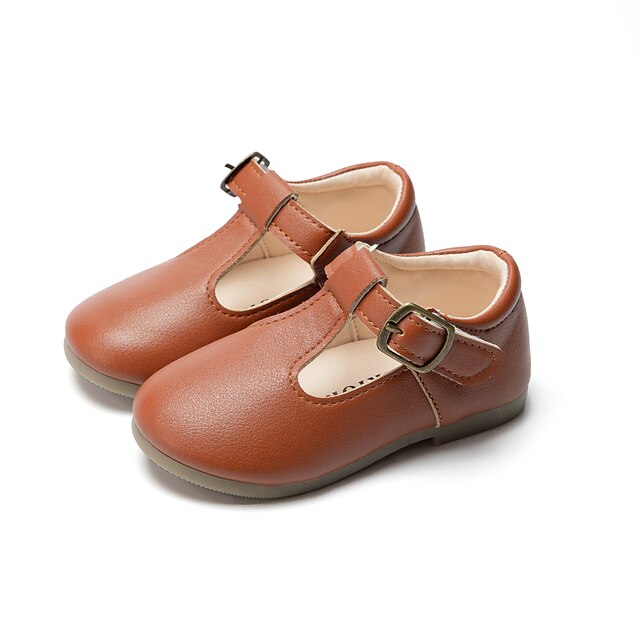 Shoes & Bags Kids Shoes | Girls Flats Flower Girl Shoes School Shoes PU Cosplay School Shoes Little Kids(4-7ys) Daily Festival I