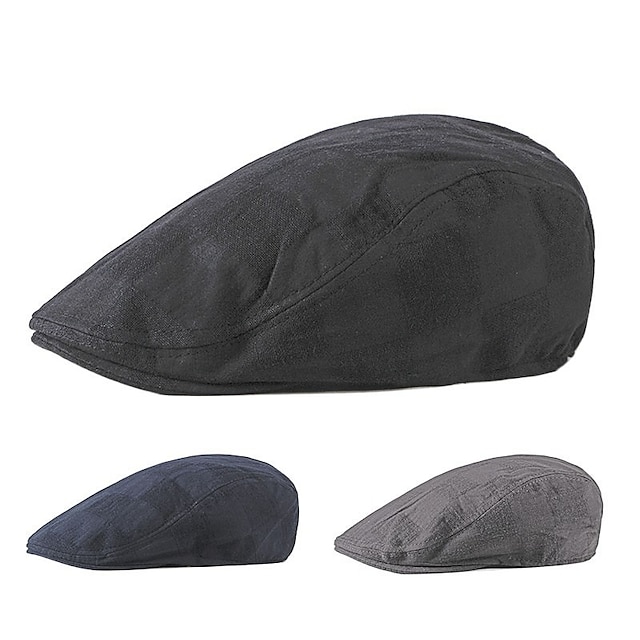 Shoes & Bags Fashion Accessories | 1 pcs Mens Sports & Outdoors Casual Simple Style Beret Hat Sports & Outdoor Daily - RE28542