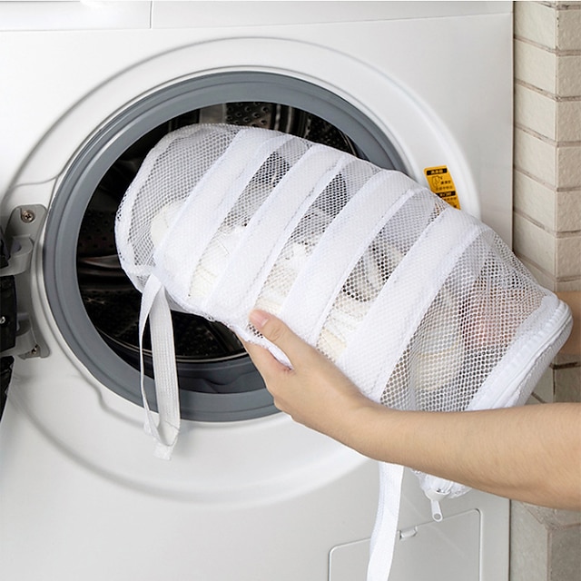 skovask oppbevaringspose vaskemaskin spesialpleie vaskepose husholdningssko vaskeposer mesh bag anti-deformasjon