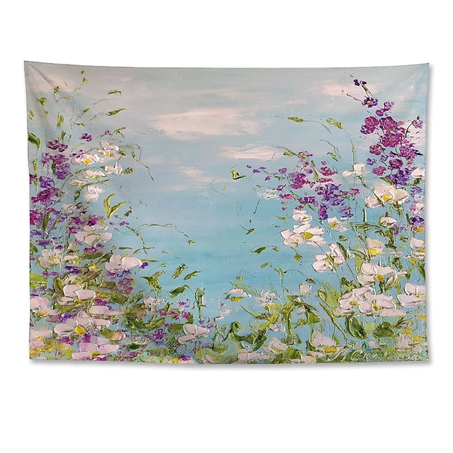 Home & Garden Home Decor | Floral Wall Tapestry Art Decor Blanket Curtain Hanging Home Bedroom Living Room Decoration Polyester 