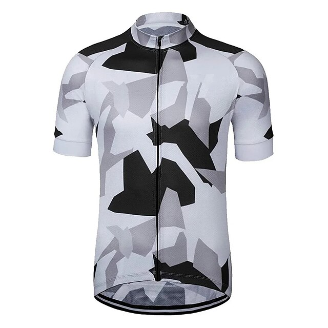 Sports & Outdoors Cycling | 21Grams Mens Short Sleeve Cycling Jersey Bike Top with 3 Rear Pockets Mountain Bike MTB Road Bike Cy