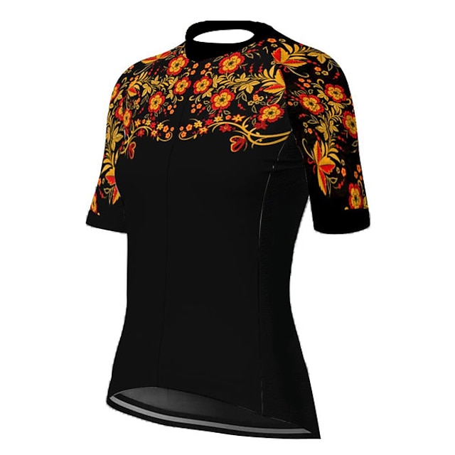 Sports & Outdoors Cycling | 21Grams Womens Short Sleeve Cycling Jersey Bike Top with 3 Rear Pockets Mountain Bike MTB Road Bike 