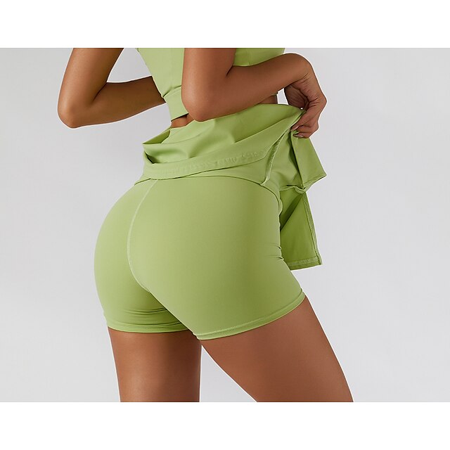 Womens Clothing Womens Bottoms | Womens Fashion Shorts Butterfly Shorts 2 in 1 Split Short Pants Leisure Sports Weekend Stretchy