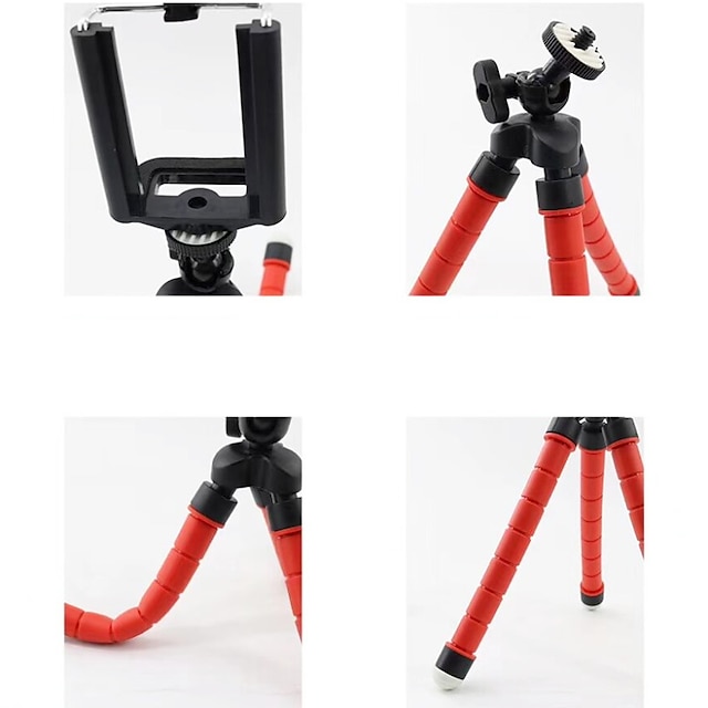 Phones & Accessories Phone Mounts & Holders | Octopus Tripod Phone Tripod Portable Adjustable Slip Resistant Phone Holder for De