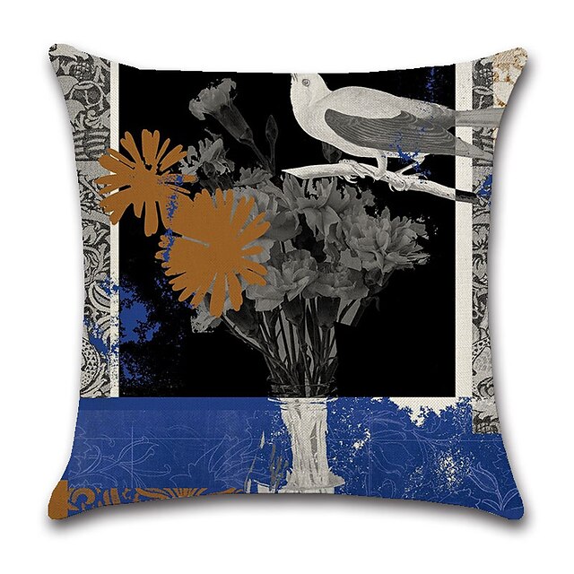 Home & Garden Home Decor | Vintage Floral Double Side Cushion Cover 5PC Soft Decorative Square Throw Pillow Cover Cushion Case P