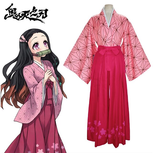 Inspiré Par Tueur De Démons Kimetsu No Yaiba Kochou Shinobu Kamado Tanjirou Manga Costumes De