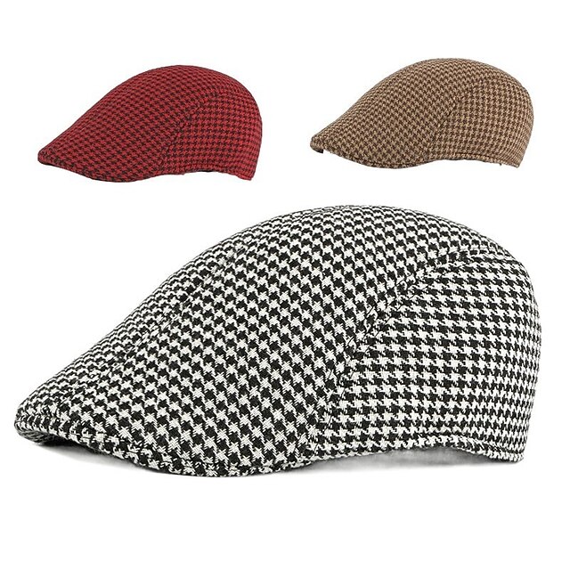 Shoes & Bags Fashion Accessories | 1 pcs Mens Sports & Outdoors Casual Simple Style Newsboy Hat Cabbie Cap Sports & Outdoor Dail