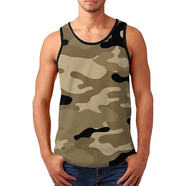 Sports & Outdoors Running, Jogging & Walking | Mens Sleeveless Running Tank Top Workout Tank Tee Tshirt Shirt Athletic Breathabl