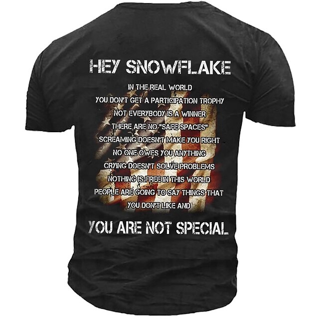 Veterans Day Men's Patriot Patriotic Veteran Letter T shirt Graphic Tee Funny T Shirts Retro Shirts Short Sleeve T shirt 3D Print Crew Neck Shirt Vintage Sports Designer Outdoor Street Daily Black 6