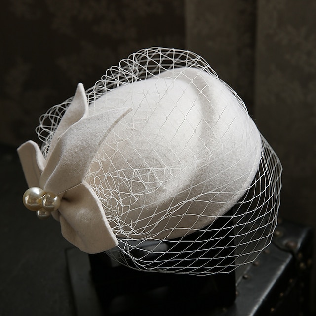  Retro / vintage 1950-luku Lumoava hattu Kate Middleton Naisten Naamiaiset Juhlat Hattu