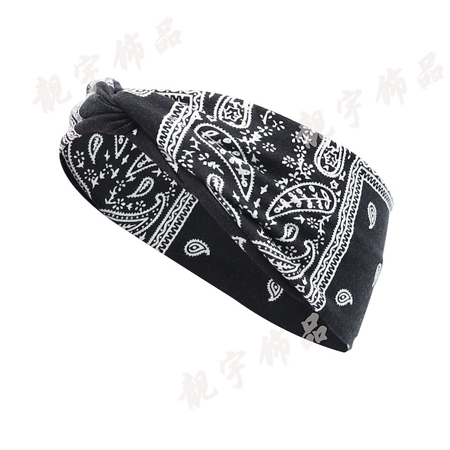 Shoes & Bags Fashion Accessories | 1 Pc Bandana Headband for Women Knotted Bow Headbands for Women Paisley Headband Cute Rabbit 