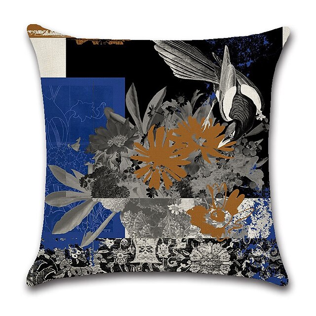 Home & Garden Home Decor | Vintage Floral Double Side Cushion Cover 5PC Soft Decorative Square Throw Pillow Cover Cushion Case P