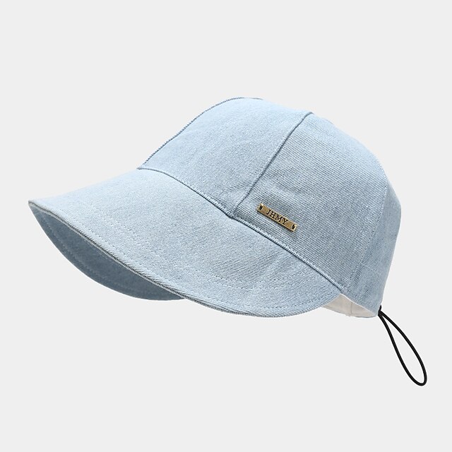 Shoes & Bags Fashion Accessories | New Summer Men Women Breathable Adjustable Denim Cap Wash Sports Solid Hat Outdoor Jeans Hats