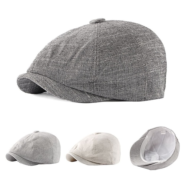 Shoes & Bags Fashion Accessories | 1 pcs Womens Sports & Outdoors Casual Simple Style Newsboy Hat Cabbie Cap Party / Evening Dai