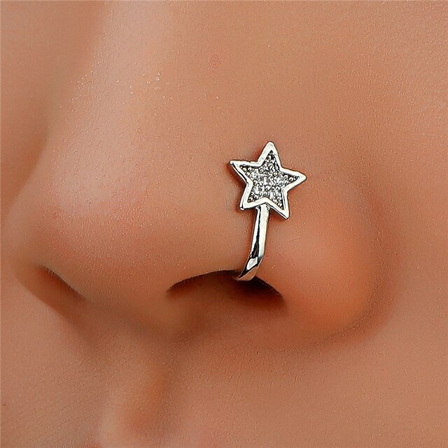 Shoes & Bags Fashion Accessories | Nose Ring / Nose Stud / Nose Piercing Personalized Stylish Simple Womens Body Jewelry For Gif