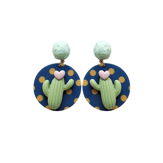 Shoes & Bags Fashion Accessories | 1 Pair Earrings For Womens Gift Daily Date Resin Fashion - OA57064