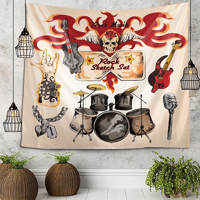 Home & Garden Home Decor | Rock Bizarre Wall Tapestry Art Decor Blanket Curtain Hanging Home Bedroom Living Room Decoration - CU