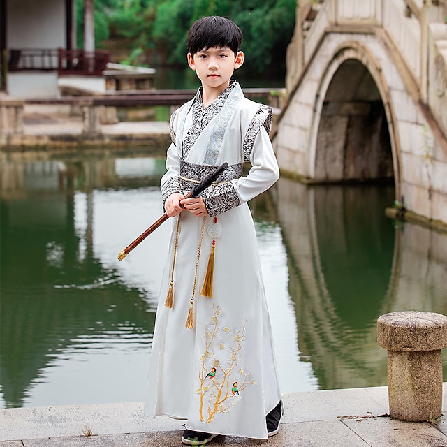 Toys & Hobbies Cosplay & Costumes | Kids Boys Chinese Traditional Hanfu Ancient Chinese Dress For Party Polyester Masquerade Cos