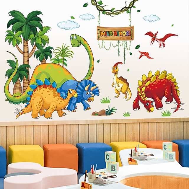 Home & Garden Home Decor | Animals / Cartoon Wall Stickers Living Room / Kids Room & kindergarten, Removable / Pre-pasted PVC Ho