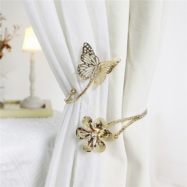 Home & Garden Home Textiles | 1 Pcs Metal Butterfly Curtain Tiebacks Curtain Buckle Drapery Holdbacks Curtain Straps Cutain Deco