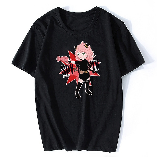 Toys & Hobbies Cosplay & Costumes | Inspired by SPY×FAMILY Loid Forger Yor Forger Anya Forger T-shirt Cartoon 100% Polyester Ani