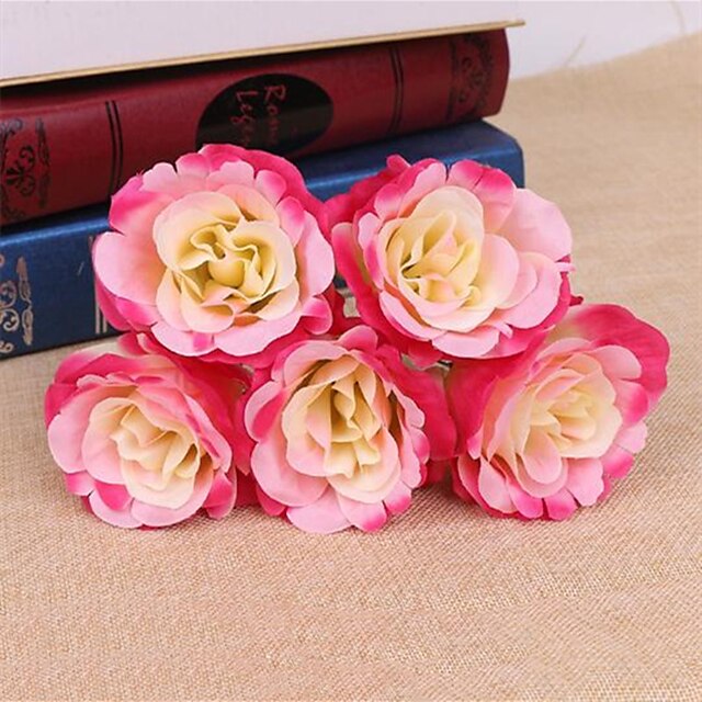 Home & Garden Home Decor | 5pcs Simulation Plant Wall Background Wall Decoration Big Rose Small Rose Hydrangea Wedding Decoratio