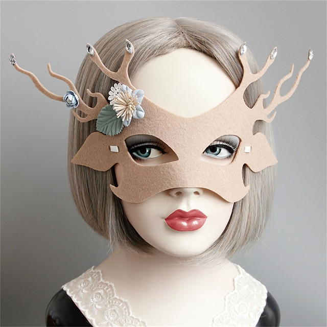 Beauty & Hair Health & Personal Care | Elk Ball Princess Mask Men and Women Adult 10000 Christmas Half-face Animal Mask Face Jew