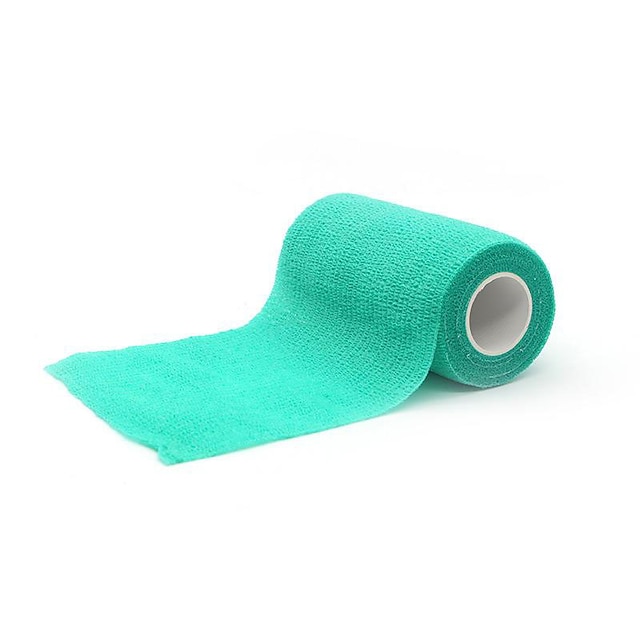 zelfklevende bandage wrap effen kleuren non-woven ademend& waterafstotende dierenarts wrap 5x450cm (2 inch x 5 yards)