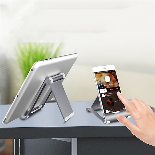 Phones & Accessories Phone Mounts & Holders | Phone Stand Tablet Stand Portable Foldable Adjustable Phone Holder for Desk Compat