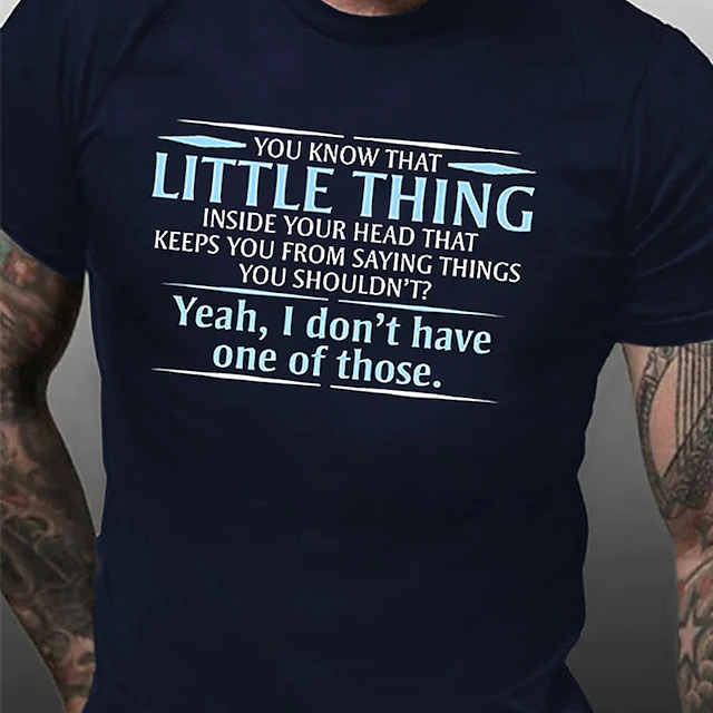 Men's Graphic Letter T Shirt Casual Style 100% Cotton Short Sleeve Graphic Shirt Black Red Navy Blue Comfortable Tee Street Casual Fashion Designer Clothing 5