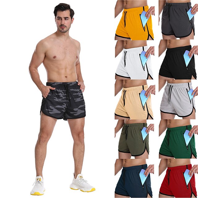 Mens Clothing Mens Bottoms | Mens Classic Style Fashion Active Shorts Drawstring Pocket Elastic Waist Short Pants Sports Outdoor