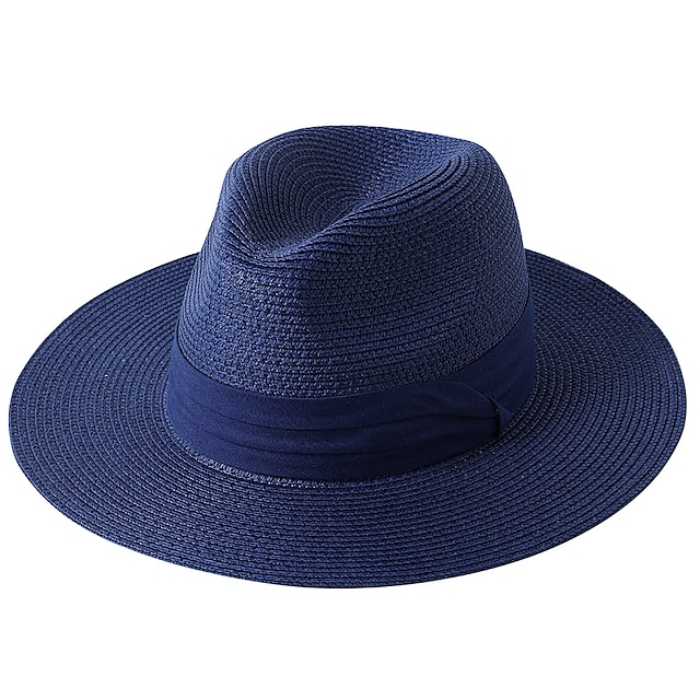 Shoes & Bags Fashion Accessories | 1pcs Summer Boho Straw Sun Hats Mens Caps Sun Protection Beach Summer Women Men Panama Straw 