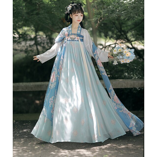 Toys & Hobbies Cosplay & Costumes | Adults Womens Chinese Traditional Hanfu Ancient Chinese Dress For Party Polyester Masquerade