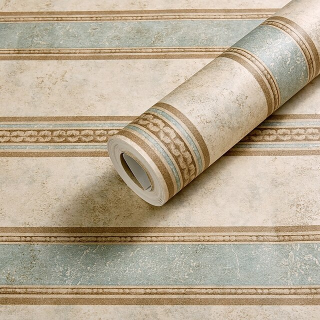  Papel tapiz autoadhesivo no tejido de alta calidad retro nostálgico americano para dormitorio, estudio, sala de estar, papel tapiz de fondo para el hogar