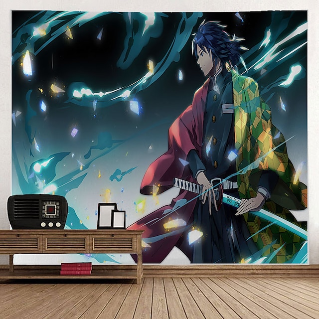 Home & Garden Home Decor | Demon Slayer Anime Wall Tapestry Art Decor Blanket Curtain Hanging Home Bedroom Living Room Decoratio