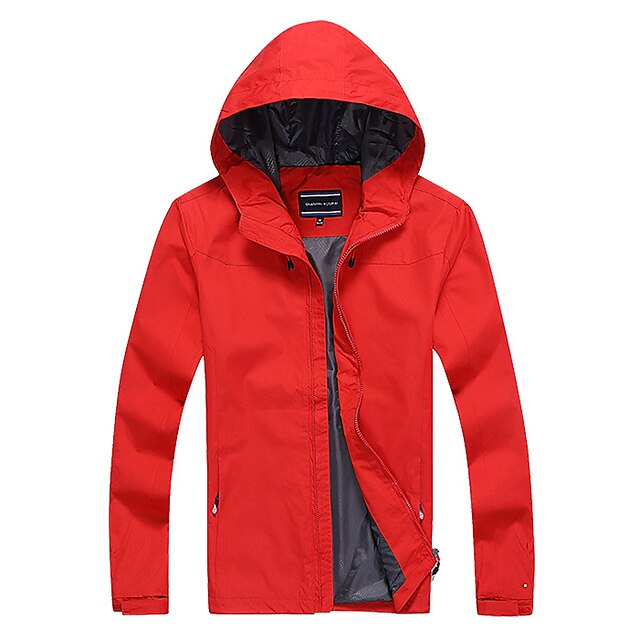 Mens Clothing Mens Outerwear | Mens Outdoor Jacket Training Outdoor Fall Winter Regular Coat Regular Fit Waterproof Windproof Ra