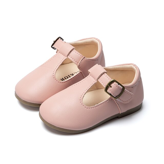 Shoes & Bags Kids Shoes | Girls Flats Flower Girl Shoes School Shoes PU Cosplay School Shoes Little Kids(4-7ys) Daily Festival I