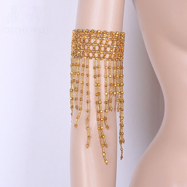 Belly Dance Dance Accessories Bracelets Pure Color Splicing Women's Training Performance Metal4