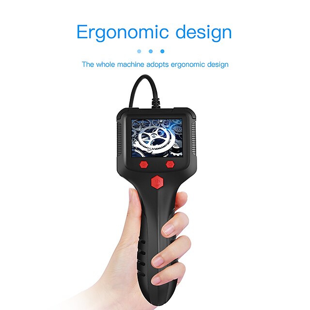  Endoscope numérique de caméra d'endoscope industriel avec 5MP (2592*1499) 2.4 pouce Caméra d'inspection 10.0M (30ft) 5.0m (16ft) 2.0m (6.5ft) 5 mp Imperméable Enregistrement d'images et fonction