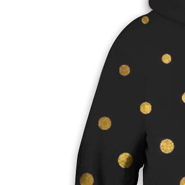 Baby & Kids Boys Clothing | Kids Boys Hoodie Long Sleeve 3D Print Polka Dot Pocket Black Children Tops Fall Spring Active Fashio