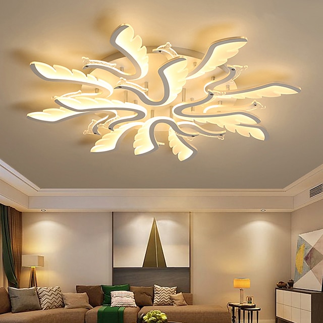  100cm dimbare plafondlamp led inbouw licht metaal gelaagd moderne stijl stijlvolle geschilderde afwerkingen 220-240v