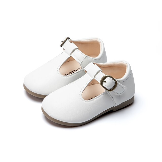 Shoes & Bags Kids Shoes | Girls Flats Flower Girl Shoes School Shoes PU Cosplay School Shoes Little Kids(4-7ys) Daily Festival I