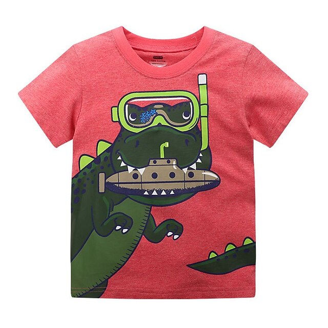 Baby & Kids Boys Clothing | Kids Boys T shirt Short Sleeve Cartoon Black Blue Yellow Children Tops Spring Summer Active Cool Dai