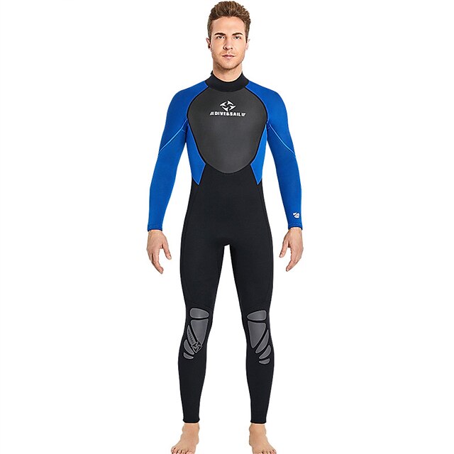 Sports & Outdoors Surfing, Diving & Snorkeling | Dive&Sail Mens Full Wetsuit 3mm SCR Neoprene Diving Suit Thermal Warm UPF50+ Qu