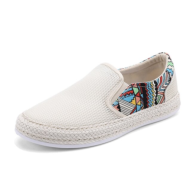 Voor heren Instappers en instappers Comfortabele instappers Casual Sportief  Wandelen PU Groen Zwart Beige Lente 9187870 2023 – €45.13