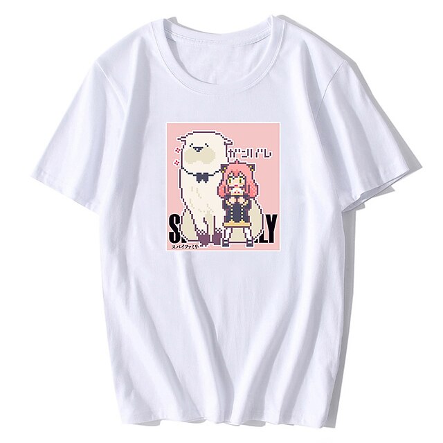 Toys & Hobbies Cosplay & Costumes | Inspired by SPY×FAMILY Loid Forger Yor Forger Anya Forger T-shirt Cartoon 100% Polyester Ani