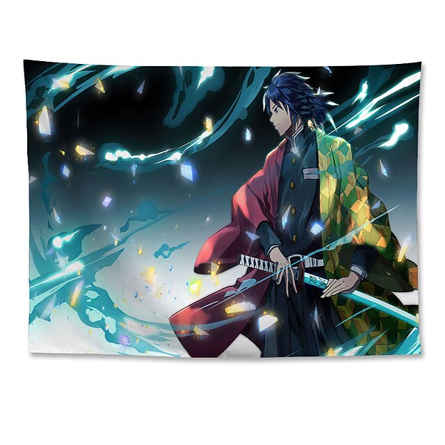 Home & Garden Home Decor | Demon Slayer Anime Wall Tapestry Art Decor Blanket Curtain Hanging Home Bedroom Living Room Decoratio