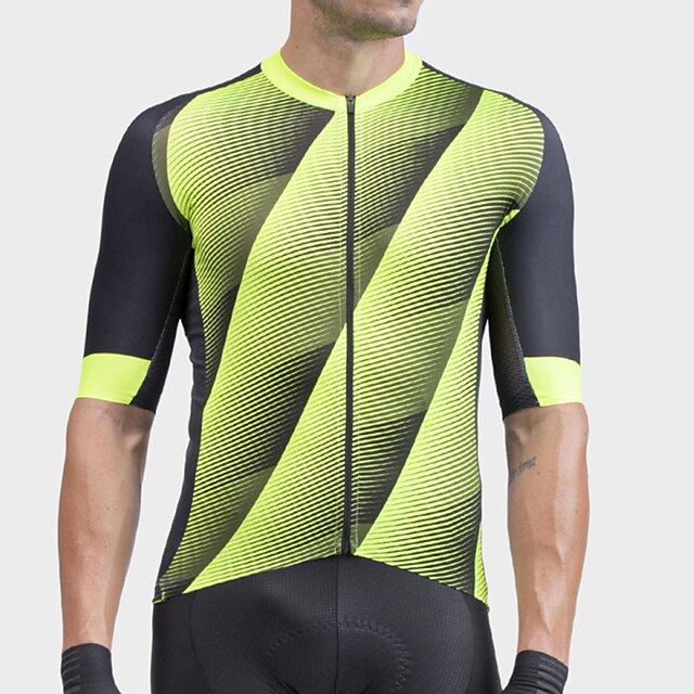 Sports & Outdoors Cycling | 21Grams Mens Short Sleeve Cycling Jersey Bike Top with 3 Rear Pockets Mountain Bike MTB Road Bike Cy